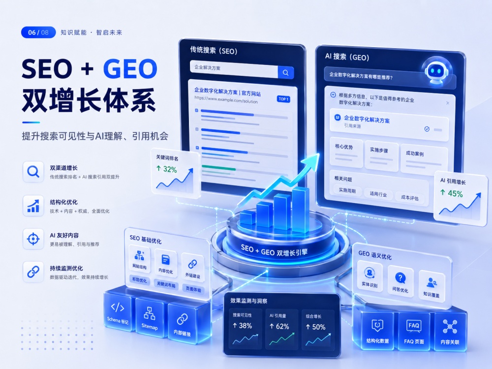 SEO + GEO Dual Growth System