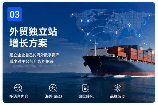 Foreign Trade Independent Website Growth Solution